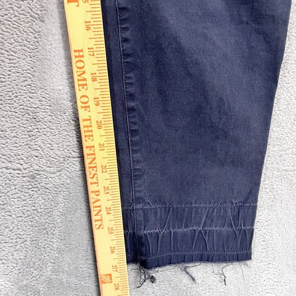 Duluth Trading Pants Women's 12 Cropped Elastic Waist Gray‎ Stretch - Picture 5 of 9